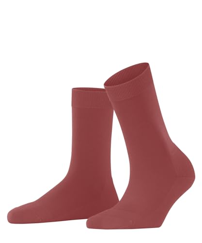 FALKE Damen Socken ClimaWool W SO Lyocell Schurwolle einfarbig 1 Paar, Rot (Lobster 8862), 41-42 von FALKE