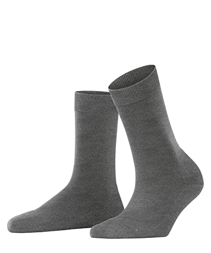 FALKE Damen Socken ClimaWool W SO Lyocell Schurwolle einfarbig 1 Paar, Grau (Light Grey Melange 3216), 41-42 von FALKE
