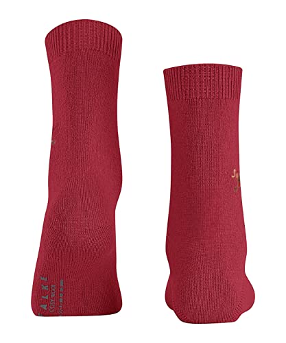 FALKE Damen Socken Cosy Wool Rudolph, Wolle Kaschmir, 1 Paar, Rot (Scarlet 8228), 39-42 von FALKE