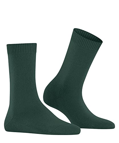FALKE Damen Socken Cosy Wool W SO Wolle einfarbig 1 Paar, Grün (Hunter Green 7441), 39-42 von FALKE