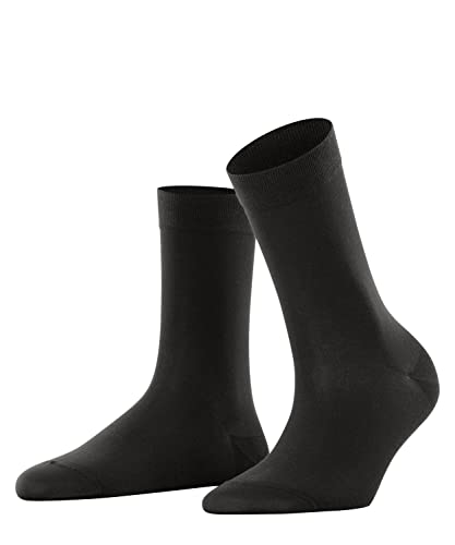 FALKE Damen Socken Cotton Touch W SO Baumwolle einfarbig 1 Paar, Grau (Anthracite 3529) neu - umweltfreundlich, 39-42 von FALKE