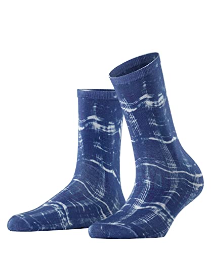 FALKE Damen Socken Denim Gauze, Baumwolle, 1 Paar, Blau (Deep Royal 6778), 35-38 von FALKE