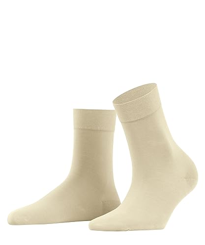 FALKE Damen Socken Fine Softness 50 DEN W So halb-blickdicht einfarbig 1 Paar, Beige Cream 4011, 39-42 von FALKE