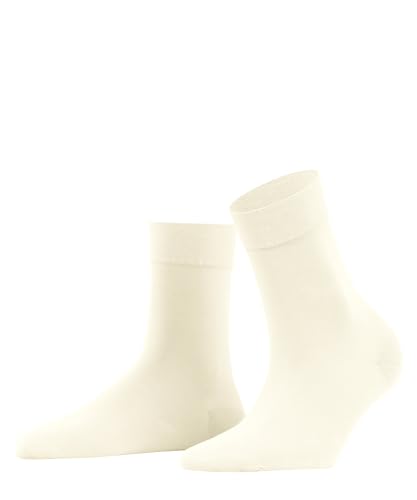 FALKE Damen Socken Fine Softness Fein 50 DEN einfarbig 1 Paar, Weiß (White 2000), 35-38 von FALKE