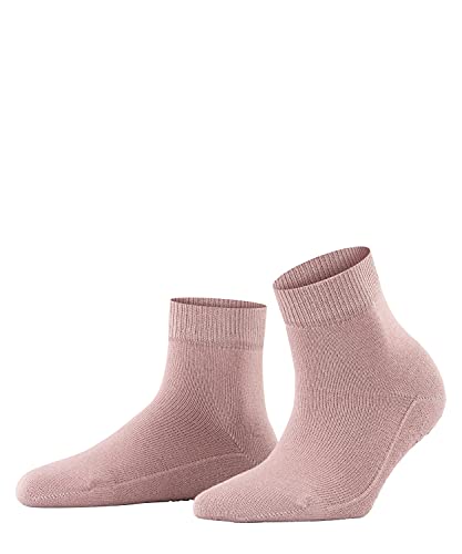 FALKE Damen Hausschuh-Socken Light Cuddle Pads W HP Baumwolle rutschhemmende Noppen 1 Paar, Rot (Rosewood 8490), 39-42 von FALKE