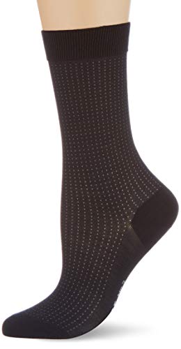 FALKE Damen Socken No. 2 W So Seide gemustert 1 Paar, Blau Dark Navy 6379, 39-40 von FALKE