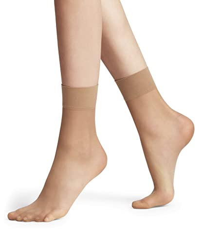 FALKE Damen Socken Pure Matt 20 DEN W SO Transparent einfarbig 1 Paar, Beige (Sun 4299), 35-38 von FALKE