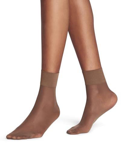 FALKE Damen Socken Pure Matt 20 DEN W So transparent einfarbig 1 Paar, Braun Espresso 5188, 35-38 von FALKE