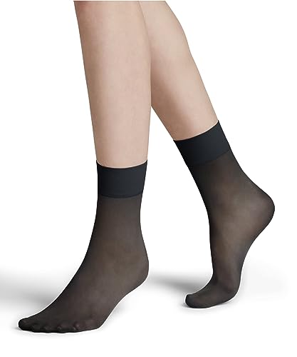 FALKE Damen Socken Pure Matt 20 DEN W So transparent einfarbig 1 Paar, Grau Graphite 3146, 39-42 von FALKE