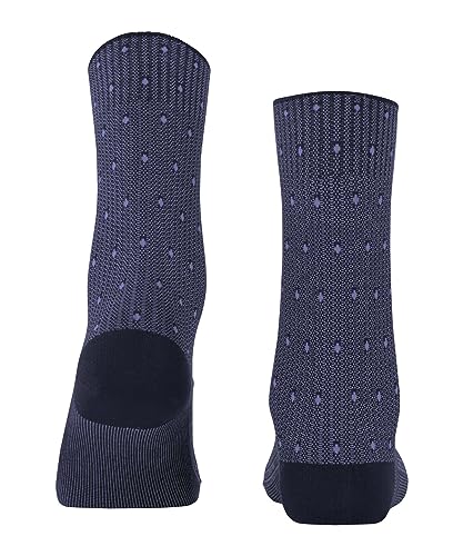 FALKE Damen Socken Rib Dot, Nachhaltige Biologische Baumwolle, 1 Paar, Blau (Royal Blue 6115), 41-42 von FALKE