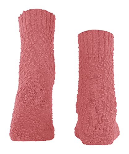FALKE Damen Socken Seashell, Nachhaltige Biologische Baumwolle, 1 Paar, Rot (Coral 8883), 39-42 von FALKE