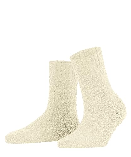 FALKE Damen Socken Seashell, Nachhaltige Biologische Baumwolle, 1 Paar, Weiß (Off-White 2041), 35-38 von FALKE