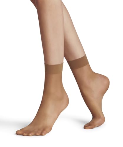 FALKE Damen Socken Seidenglatt 15 DEN W So transparent einfarbig 1 Paar, Hautfarben Sun 4299, 35-38 von FALKE