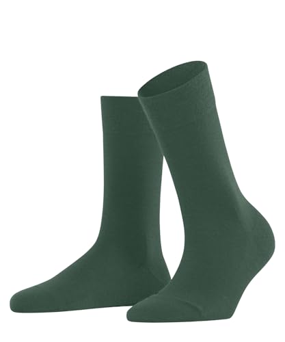 FALKE Damen Socken Sensitive Berlin W So Wolle Baumwolle mit Komfortbund 1 Paar, Grün Caiman 7998, 35-38 von FALKE