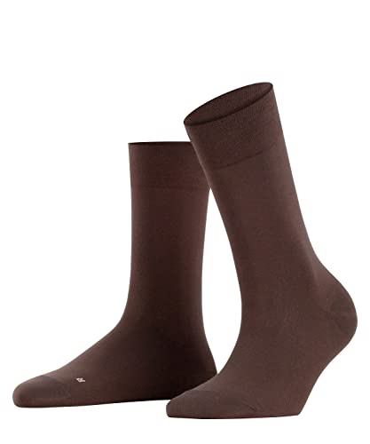 FALKE Damen Socken Sensitive Granada, Baumwolle, 1 Paar, Braun (Dark Brown 5239), 35-38 von FALKE