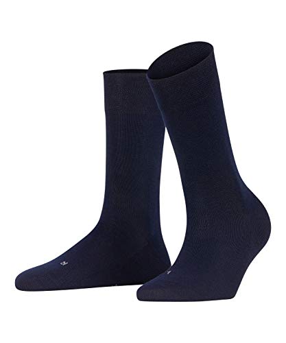 FALKE Damen Socken Sensitive Intercontinental W SO Lyocell mit Komfortbund 1 Paar, Blau (Dark Navy 6379), 39-42 von FALKE