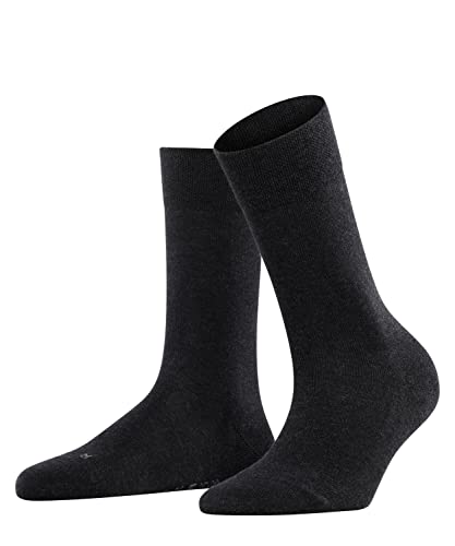 FALKE Damen Socken Sensitive London W So Baumwolle mit Komfortbund 1 Paar, Grau Anthracite Melange 3080, 39-42 von FALKE