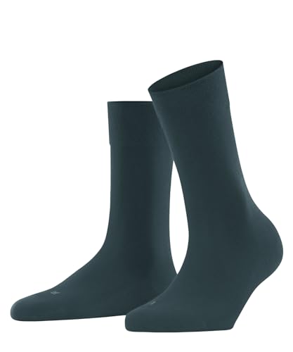 FALKE Damen Socken Sensitive London W SO Baumwolle mit Komfortbund 1 Paar, Grün (Mulberry 7448) neu - umweltfreundlich, 39-42 von FALKE
