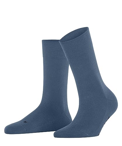 FALKE Damen Socken Sensitive New York W SO Lyocell mit Komfortbund 1 Paar, Blau (Deep Sea 6501) neu - umweltfreundlich, 35-38 von FALKE