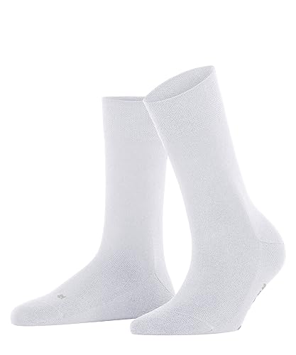 FALKE Damen Socken Sensitive New York W SO Lyocell mit Komfortbund 1 Paar, Weiß (White 2000), 39-42 von FALKE