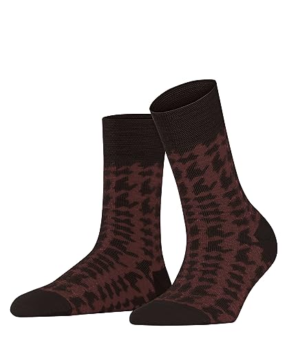 FALKE Damen Socken Sensitive Timeless, Schurwolle, 1 Paar, Braun (Dark Brown 5235), 39-42 von FALKE