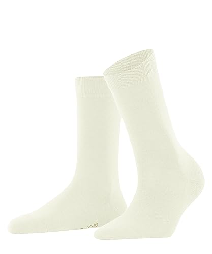 FALKE Damen Socken Softmerino W SO Wolle einfarbig 1 Paar, Weiß (Off-White 2040), 39-40 von FALKE