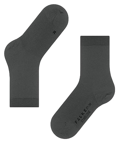 FALKE Damen Socken Stabilizing Wool Everyday W SO Schurwolle einfarbig 1 Paar, Grau (Platinum 3903), 39-40 von FALKE