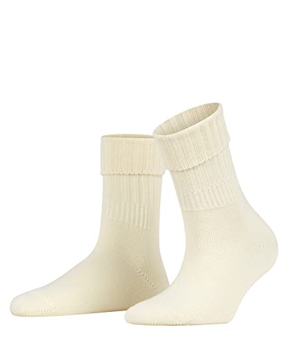 FALKE Damen Socken Striggings Rib W SO Wolle einfarbig 1 Paar, Weiß (Woolwhite 2069), 39-42 von FALKE