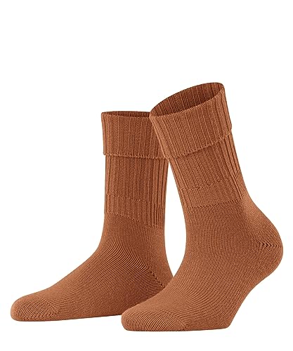 FALKE Damen Socken Striggings Rib Wolle einfarbig 1 Paar, Orange (Tandoori 8576), 35-38 von FALKE