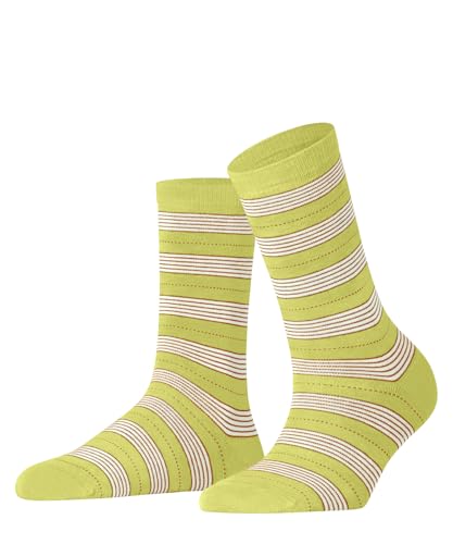 FALKE Damen Socken Stripe Uniform W So Baumwolle gemustert 1 Paar, Gelb Ananas 1323, 35-38 von FALKE