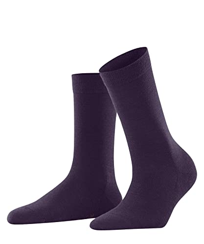 FALKE Damen Socken Softmerino, Wolle, 1 Paar, Lila (Wine Berry 8860), 41-42 von FALKE