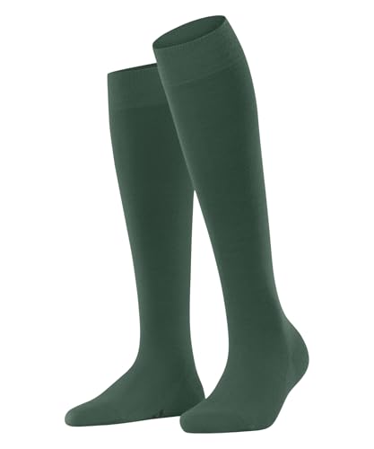 FALKE Damen Kniestrümpfe Softmerino W Kh Wolle Baumwolle lang einfarbig 1 Paar, Grün Caiman 7998, 39-40 von FALKE