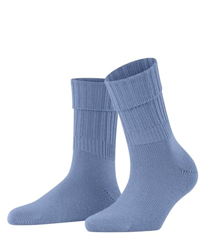 FALKE Damen Socken Striggings Rib W So Wolle einfarbig 1 Paar, Blau Airy Blue 6707, 35-38 von FALKE