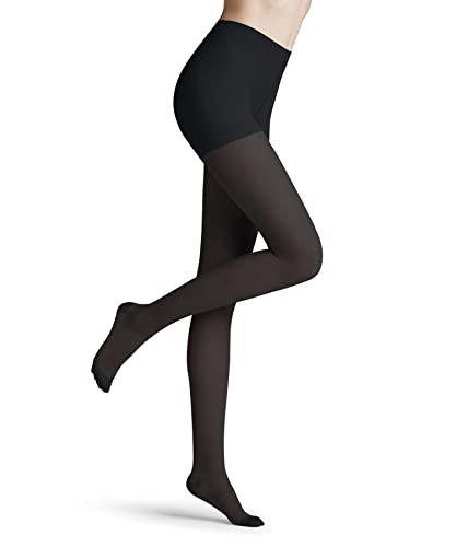 FALKE Damen Strumpfhose Energize 30 DEN W TI transparent mit Kompression 1 Stück, Grau (Graphite 3146), M-L von FALKE