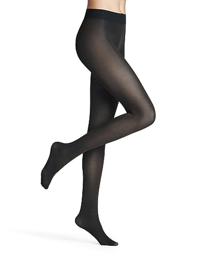 FALKE Damen Strumpfhose Fine Softness Fein 50 DEN dick einfarbig 1 Stück, Grau (Graphite 3146), L von FALKE