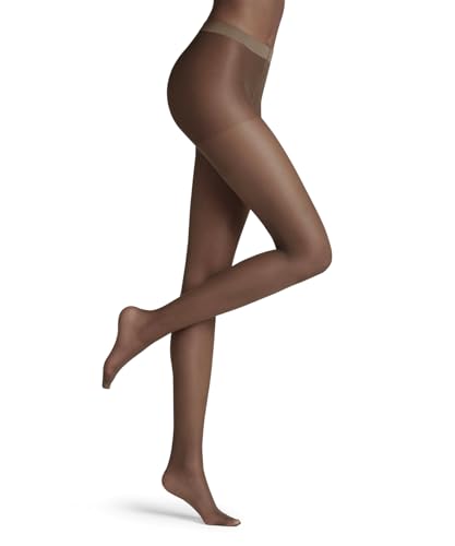 FALKE Damen Strumpfhose Invisible Deluxe 8 DEN W Ti ultra-transparent einfarbig 1 Stück, Braun Brenda 5179-O, S-M von FALKE