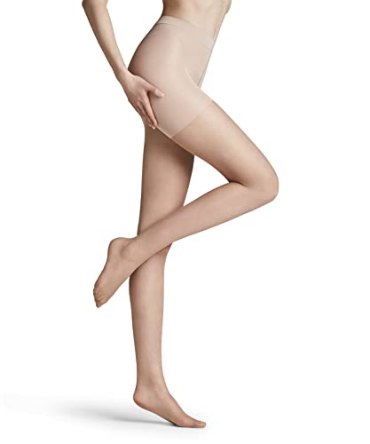 FALKE Damen Strumpfhose Invisible Deluxe Shaping 8 DEN W TI Ultra-Transparent mit Shapingeffekt 1 Stück, Beige (Cocoon 4059), M-L von FALKE