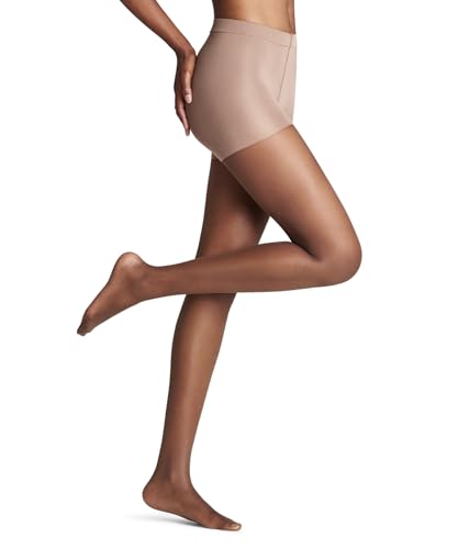 FALKE Damen Strumpfhose Invisible Deluxe Shaping 8 DEN W Ti ultra-transparent mit Shapingeffekt 1 Stück, Braun Espresso 5188, M von FALKE
