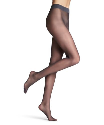 FALKE Damen Strumpfhose Matt Deluxe 20 DEN W Ti transparent einfarbig 1 Stück, Grau Graphite 3146, S von FALKE
