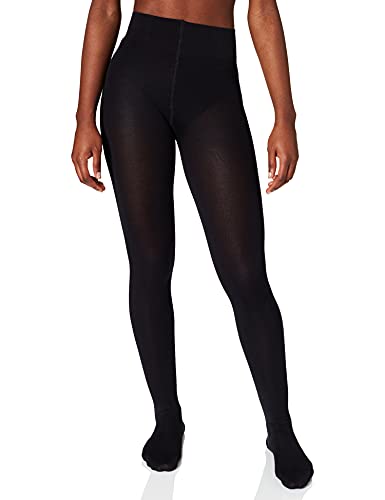 FALKE Damen Strumpfhose No. 2 W Ti Seide Baumwolle einfarbig 1 Stück, Blau Dark Navy 6379, 36-38 von FALKE