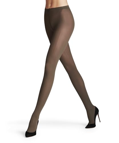 FALKE Damen Strumpfhose Prime Rib 60 DEN W Ti halb-blickdicht gemustert 1 Stück, Grün Military 7826, S von FALKE