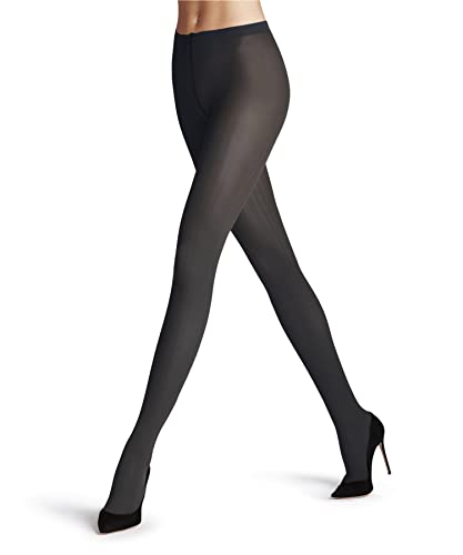 FALKE Damen Strumpfhose Prime Rib 60 DEN W Ti halb-blickdicht gemustert 1 Stück, Grau Graphite 3146, M von FALKE