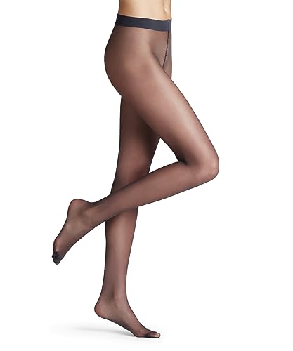 FALKE Damen Strumpfhose Pure Matt 20 DEN W Ti transparent einfarbig 1 Stück, Grau Graphite 3146, S-M von FALKE