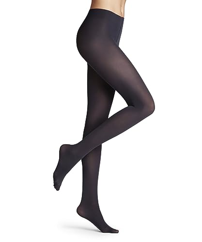 FALKE Damen Strumpfhose Pure Matt 50 DEN W TI halb-blickdicht einfarbig 1 Stück, Grau (Graphite 3146) neu - umweltfreundlich, XL von FALKE