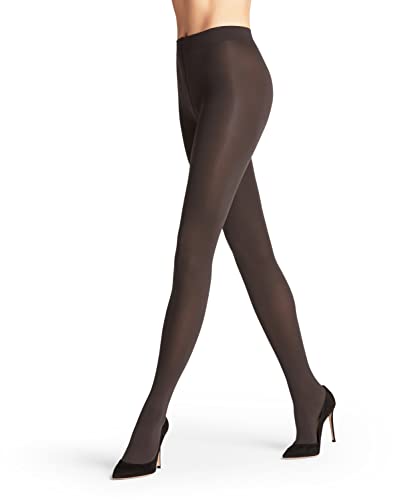 FALKE Damen Strumpfhose Seidenglatt 80 DEN W TI blickdicht einfarbig 1 Stück, Grau (Anthracite 3529), M-L von FALKE