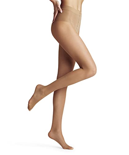 FALKE Damen Strumpfhose Shaping Top 20 DEN W Ti transparent mit Shapingeffekt 1 Stück, Hautfarben Powder 4069, S-M von FALKE