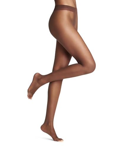 FALKE Damen Strumpfhose Shelina Toeless 12 DEN W Ti ultra-transparent einfarbig 1 Stück, Braun Espresso 5188, L von FALKE