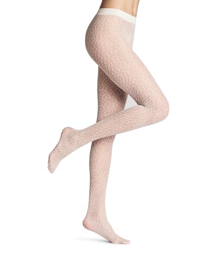 FALKE Damen Strumpfhose Shell Fragments 20 DEN W Ti transparent gemustert 1 Stück, Weiß Off-White 2059, XL von FALKE