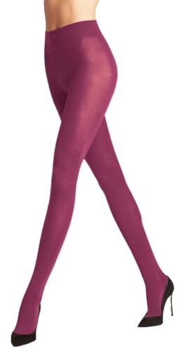 FALKE Damen Strumpfhose Softmerino W TI Wolle einfarbig 1 Stück, Rot (Red Plum 8236), 36-38 von FALKE