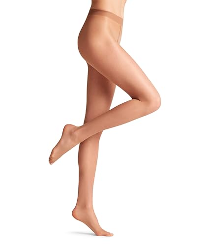 FALKE Damen Strumpfhose Seidenglatt 15 DEN W Ti transparent einfarbig 1 Stück, Hautfarben Powder 4169, S von FALKE